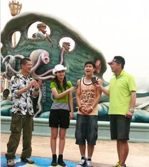 传小沈阳大连消暑找乐