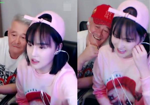 赵本山和女儿赵一涵玩直播