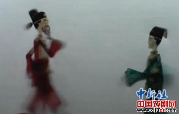 孝义皮影木偶戏亮相五台山