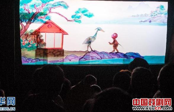 深圳百仕达皮影艺术团社区演出