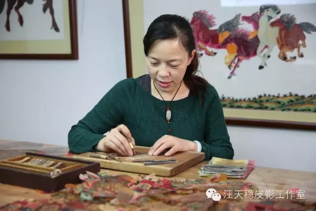 汪海燕皮影艺人的成就