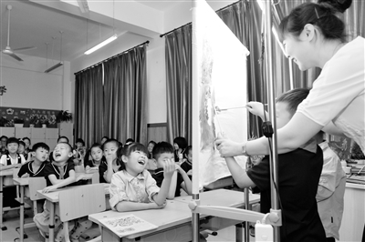 石家庄皮影课进校园