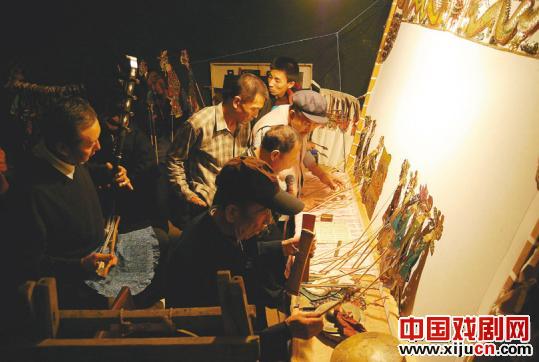 东陵民间皮影精彩亮相