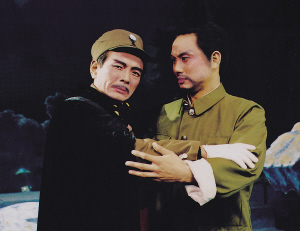 沈守良在《沙场泪》中饰张自忠