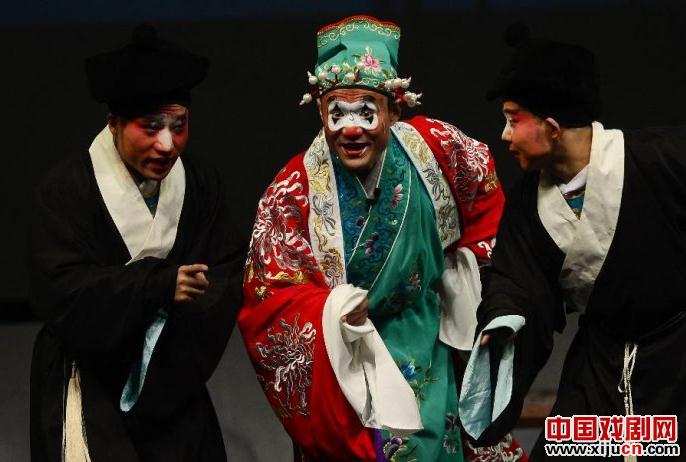 陕西南郑汉调桄桄在西安演出《韩信拜将》