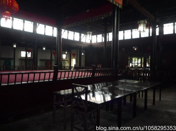 苏州忠王府的古典戏楼