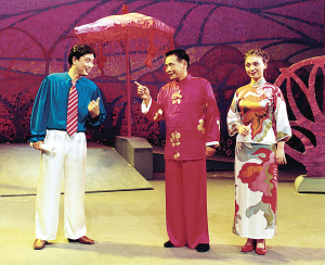 沈守良在《女儿大了，桃花开了》中饰演桃村长