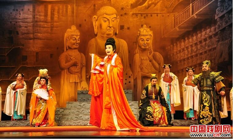 历史秦剧《麦积圣歌》在武山演出