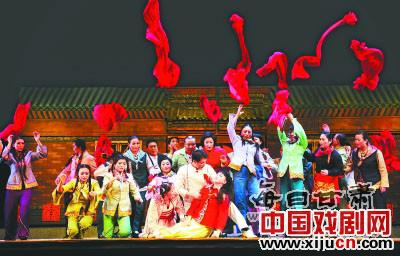 防治艾滋病题材现代秦剧《百合花开》在兰州演出