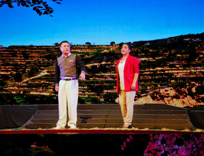 2015第四届甘肃戏剧红梅奖大赛在会宁举行