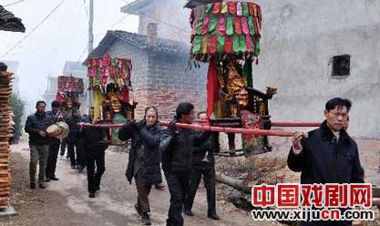 &ldquo;广昌孟戏&rdquo;的&ldquo;三元将军&rdquo;出帅仪式活动