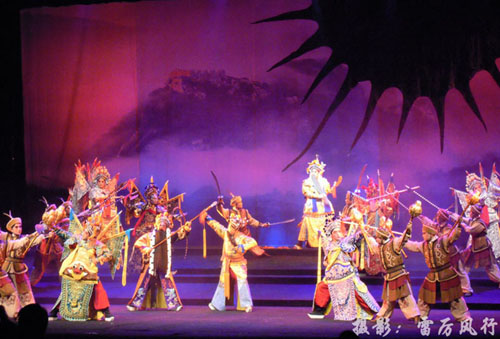 大型新编历史剧&mdash;&mdash;山东梆子《两狼山上》剧情简介