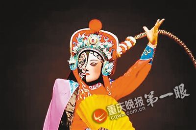 川剧小生逍虎揭秘变脸&ldquo;呼吸法门&rdquo;(组图)