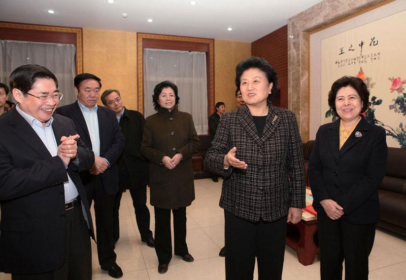 中央政治局委员 国务委员刘延东等领导同志来我院观看演出