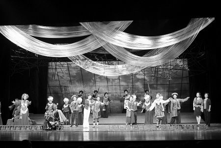 宁波鄞州越剧团《孔雀西南飞》备战中国越剧节