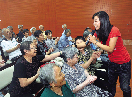 敬老院来了越剧名角