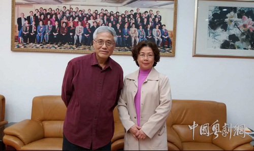 粤剧前辈马师曾、红线女幼子马鼎盛先生访问广州市振兴粤剧基金会