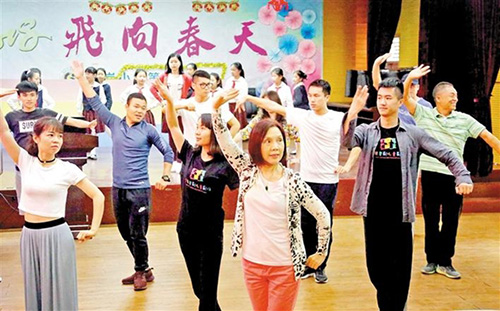 省粤韵操推广示范学校落户壆岗小学
