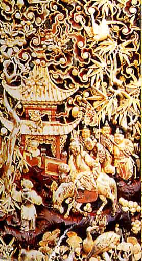 云南建水县朝阳楼戏雕