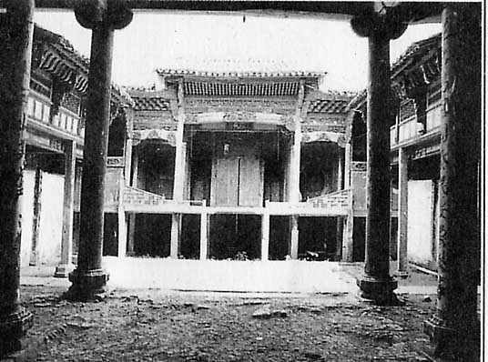 安徽祁门赵氏宗祠清代戏楼