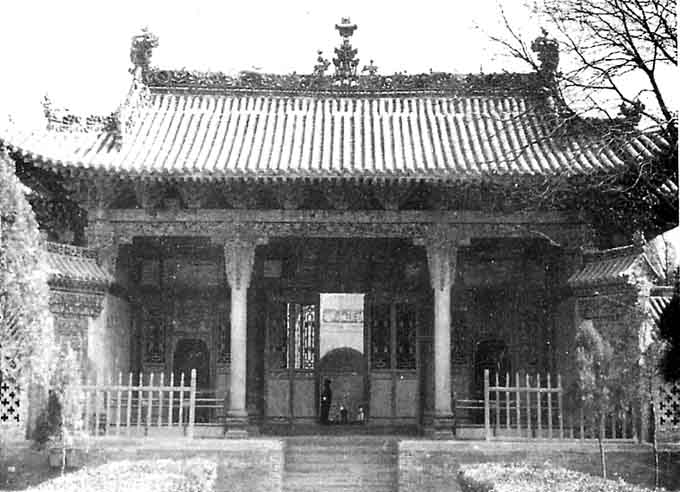 山西运城解州关帝庙过道戏楼