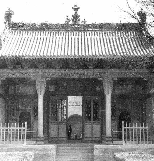 山西运城解州关帝庙过道戏楼