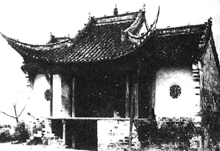 高淳县固城乡祠山庙戏台